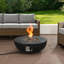 Tosun Round Concrete Natural Gas Smokeless Fire Pit