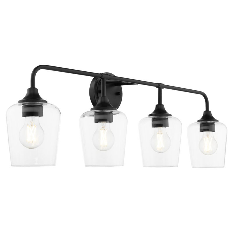 Ahren 4 - Light Vanity Light, Matte Black