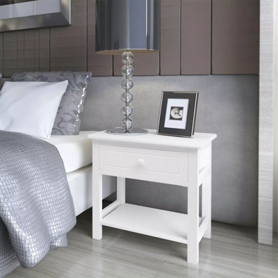 Milardo 29cm W Bedside Table