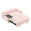 Le canapé coulissant et à pousser à double fonction, équipé d'un plateau de table mobile et de ports USB, convient aux salons et aux chambres à coucher.-2108690011