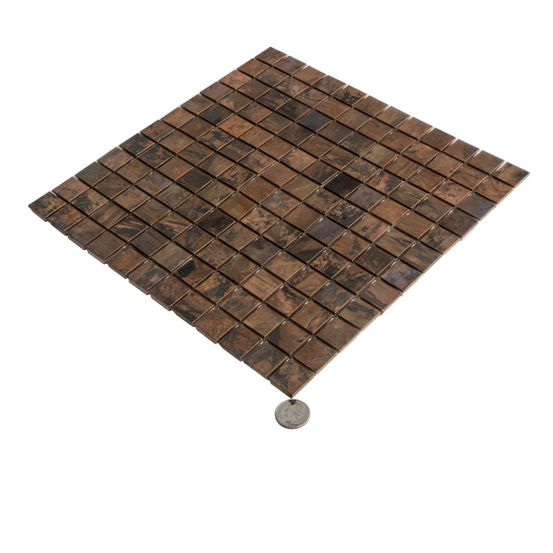 12" x 12" Metal Random Mosaic Wall & Floor Tile