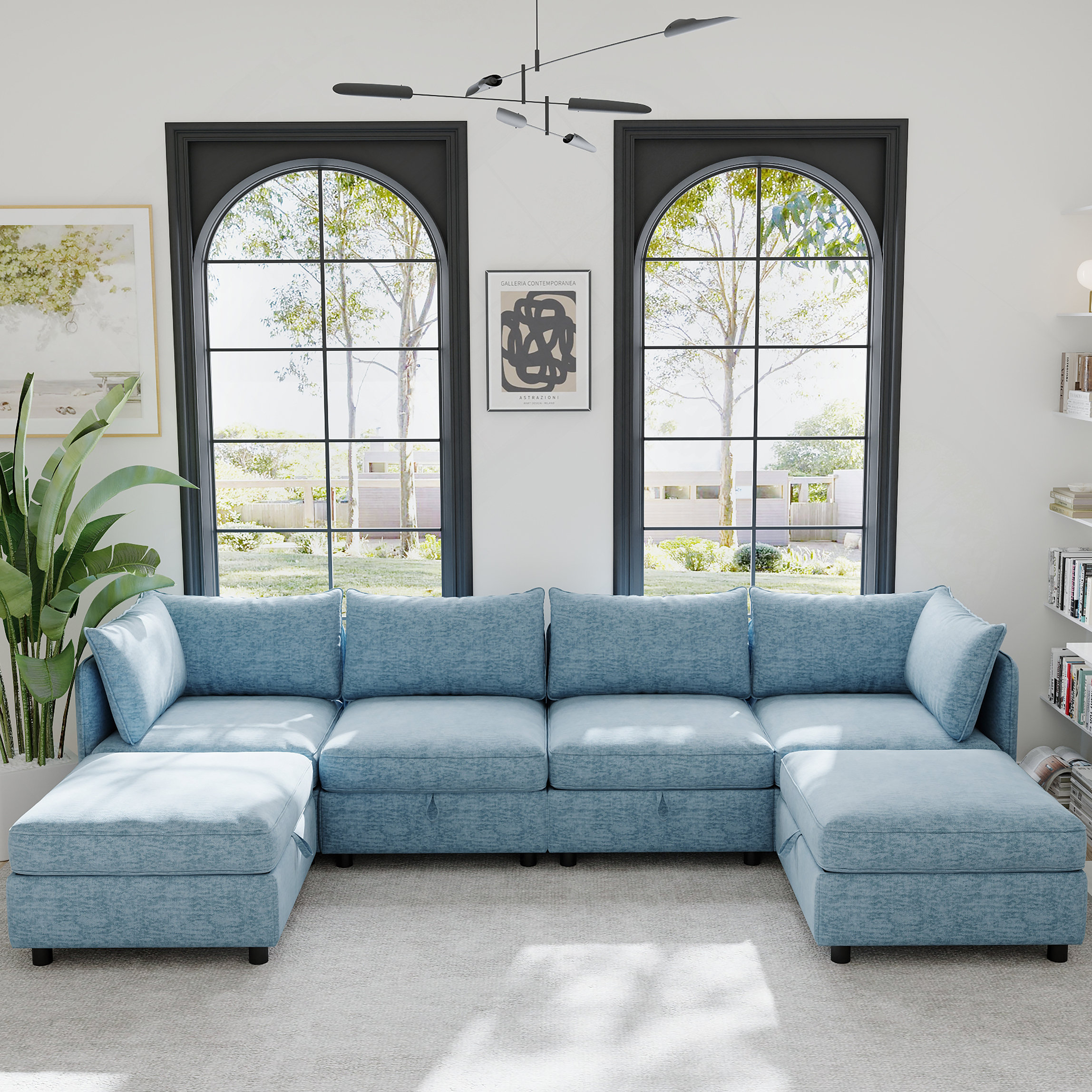 Latitude Run® Modular Sectional Sofa With Storage For Living Room | Wayfair