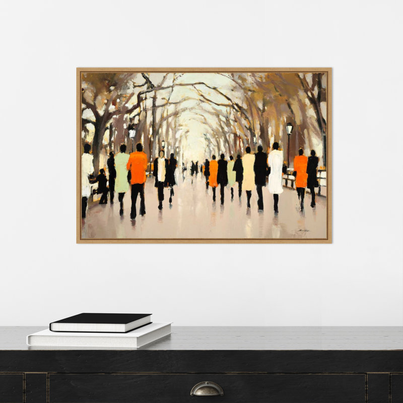 " Poets Walk " by Lorraine Christie, 16" H x 23" W x 2" D