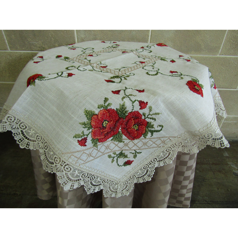 Nappe en dentelle fleur Castillon