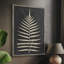 Linen Fern III, reproduction encadrée - bois massif-1917518707