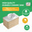 Ensemble de meuble-lavabo double 72 po avec lavabo en céramique, meuble-lavabo flottant avec portes à fermeture en douceur 72 po-1608541539-1608541542