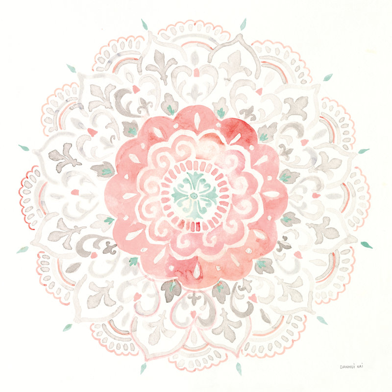 Mandala Delight IV by Danhui Nai - Wrapped Canvas Painting, 122cm H x 122cm W