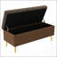 Banc de rangement avec repose-pieds Modern-800616718
