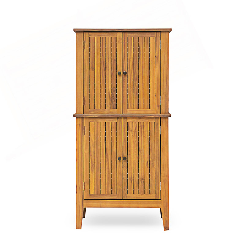 Armoire d'extérieur à lattes, armoire d'appoint