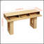 Console 63 pouces, support de canapé en bois étroit pour les couloirs et les salons, assemblage facile