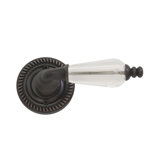 Charleston Round Privacy (Bed & Bath) Door Lever with Round Rosette