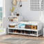 Darshi Faux Leather Upholstered Storage Bench