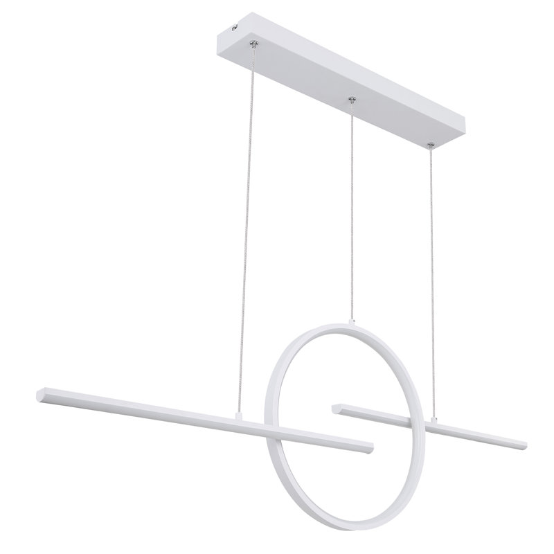 Oralia 1 - Light LED Geometric Pendant, White