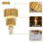3-Lights Modern Golden Double-Layer Crystal Wall Lamp, H20.47*W11.8*D6.69 Inches, Suitable for Living Room, Dining Room, Bedroom and Bathroom