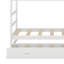 Lit superposé simple au-dessus de simple avec lit gigogne et escalier-135891490