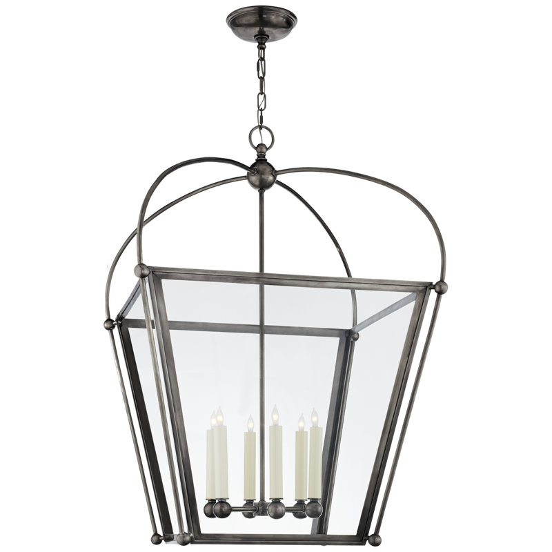 Chapman & Myers Riverside Large Square Lantern, Bronze