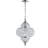 Wabasso 1 - Light Chrome/Clear Pendant