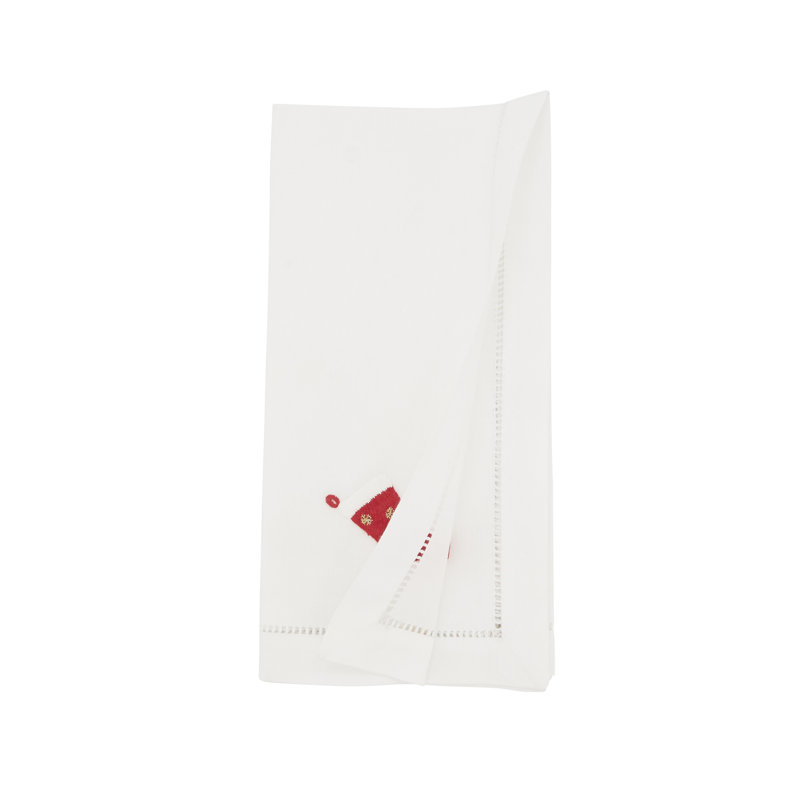 The Broderie Collection 100% Cotton Embroidered Rectangle Napkin