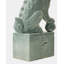 Sculpture Foo Dog - Gauche - Bleu H 20 po x l 6 po x P 11 po-134112850