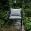 The Rope Patio Accent Chair Sofa with Cushions & Armrest & Backrest