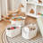 Cotton Rope Storage Basket 15"X10"X9" – Fabric Storage Bins For Organizing Clothes,Toys,Blankets