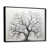 Black Floater Framed