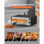 Electric Countertop Pizza Oven 12-Inch 1450W Adjustable Temp 77 to 572°F