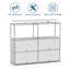 Armoire décorative à 4 portes avec tablettes réglables-967138246