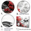 Impression sur toile monochrome de poissons noirs et rouges-1567764675-1597000020
