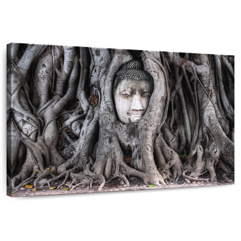 Bouddha du temple Mahathat, H 32 po x l 48 po