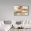 Art mural sur toile tendue - «Golden Dust Crop Orange» de Silvia Vassileva pour décoration de salon, de chambre à coucher ou de bureau - 30 x 47-32717767