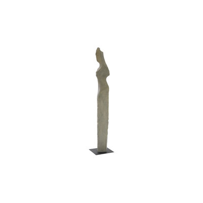 White Stone Cast Women Statue