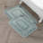 Laura Ashley Crochet Machine Washable Cotton 2 Pieces Bath Rugs-22342833