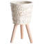 ALIARTOS Handmade Ceramic Elevated Planter
