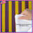 Blue Yellow Vertical Bars Comforter-123586850