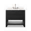 Meuble-lavabo simple Abington - marbre de Carrare-100692999