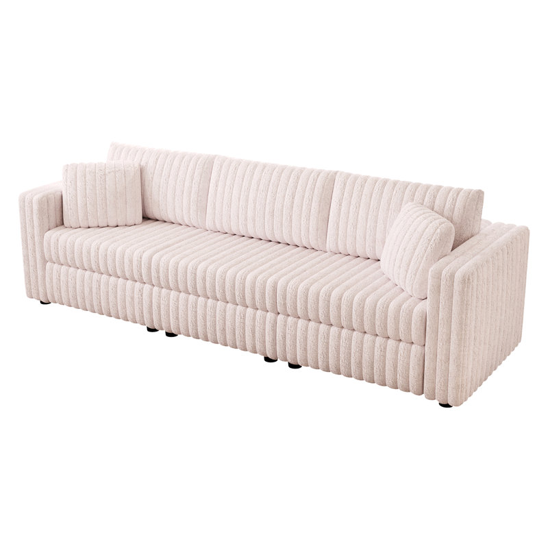 Rose 3 modulaire - 106,3 po, doux et chic. Fabrication, combinaisons personnalisables, diverses fonctions en rose. Confortable et de bon goût. Fabrication. Combinez librement des formes pour une maison distinctive.