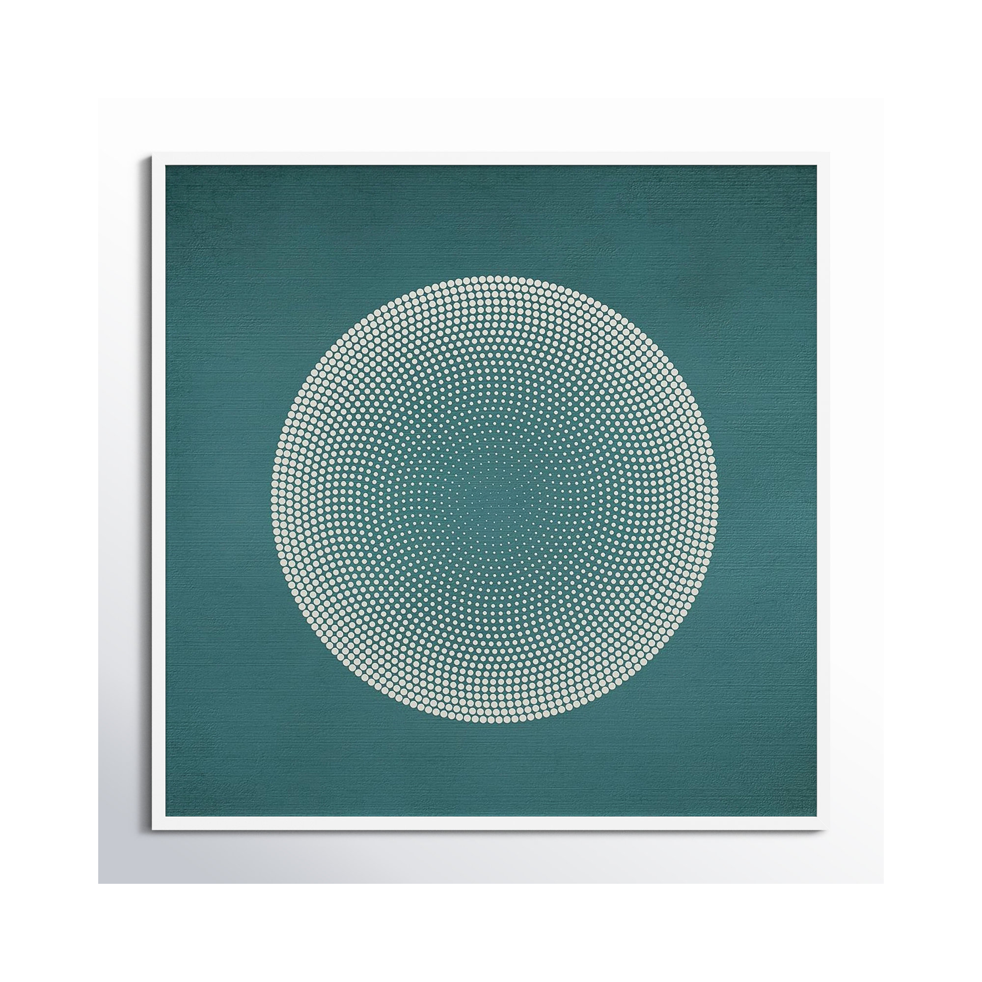 Circles by Incado, 41" H x 41" W x 1" D, White