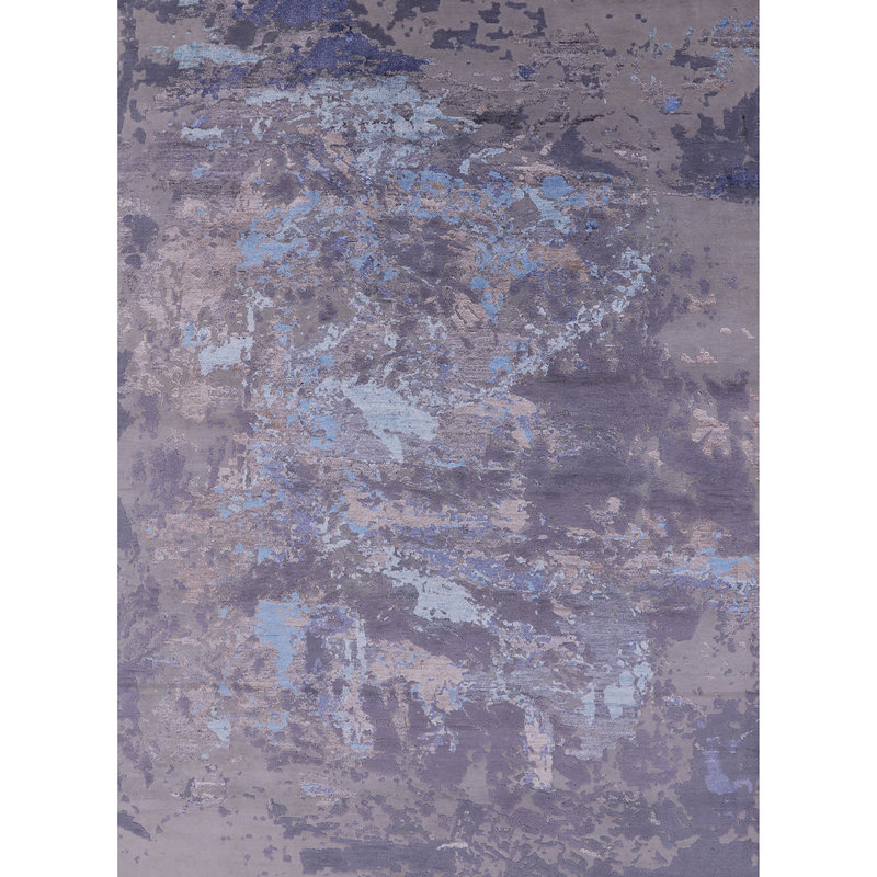 Buchtel Abstract Indoor Rug, Round 7'