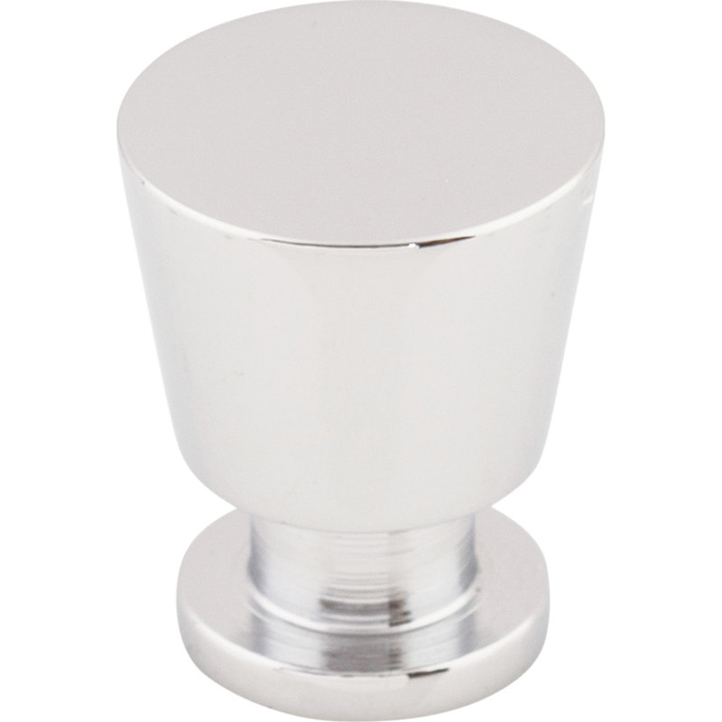 Rocks 7/8" Diameter Round Knob, Polished Chrome