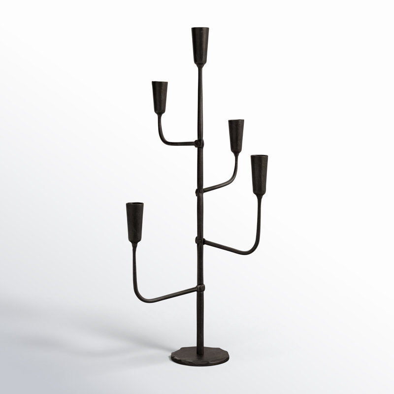 Carlette 24" Metal Tabletop Candelabra