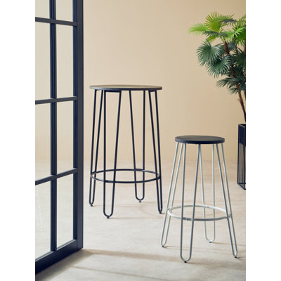 Counter Stool with Metal Frame