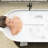 Luxury 63" Freestanding Soaking Bathtub, Matte White, Solid Surface, Engineered Stone, Overflow And Pop-Up Drain, Non - Yellowing Bathtub In Surface Stone Resin, With Warm Thermal Conductivity,