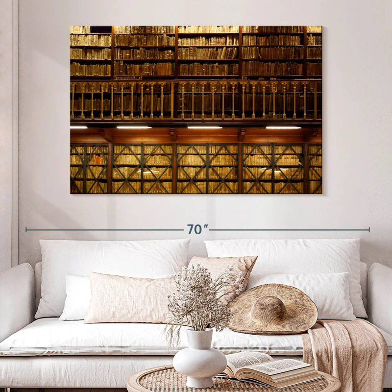 Library, 34" H x 51" W