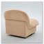 Fauteuil d'appoint pivotant en velours-1664775732