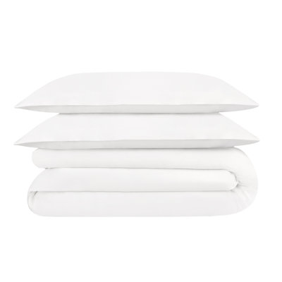 Delara 100% Bamboo-Derived Viscose Soft Cooling Breathable Duvet Cover Set with Pillow Shams