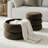 Modern Round Velvet Ottoman With Storage-2109958908