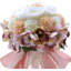 Bouquet d'orchidées artificielles avec œillets et ruban de strass-116885193