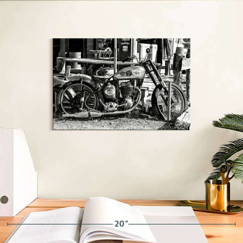 Mehar Black Arizona - Moto US 66, H 8 po x l 12 po