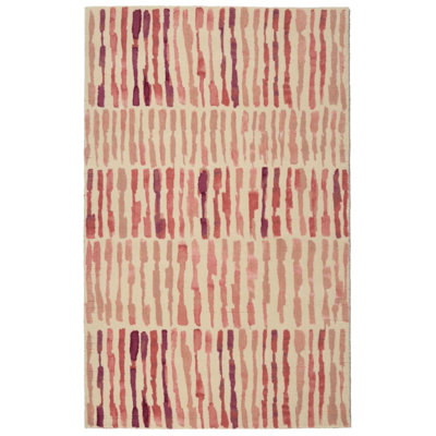 Tapis beige / rose Victorine